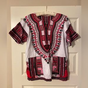 African Dashiki Shirt M